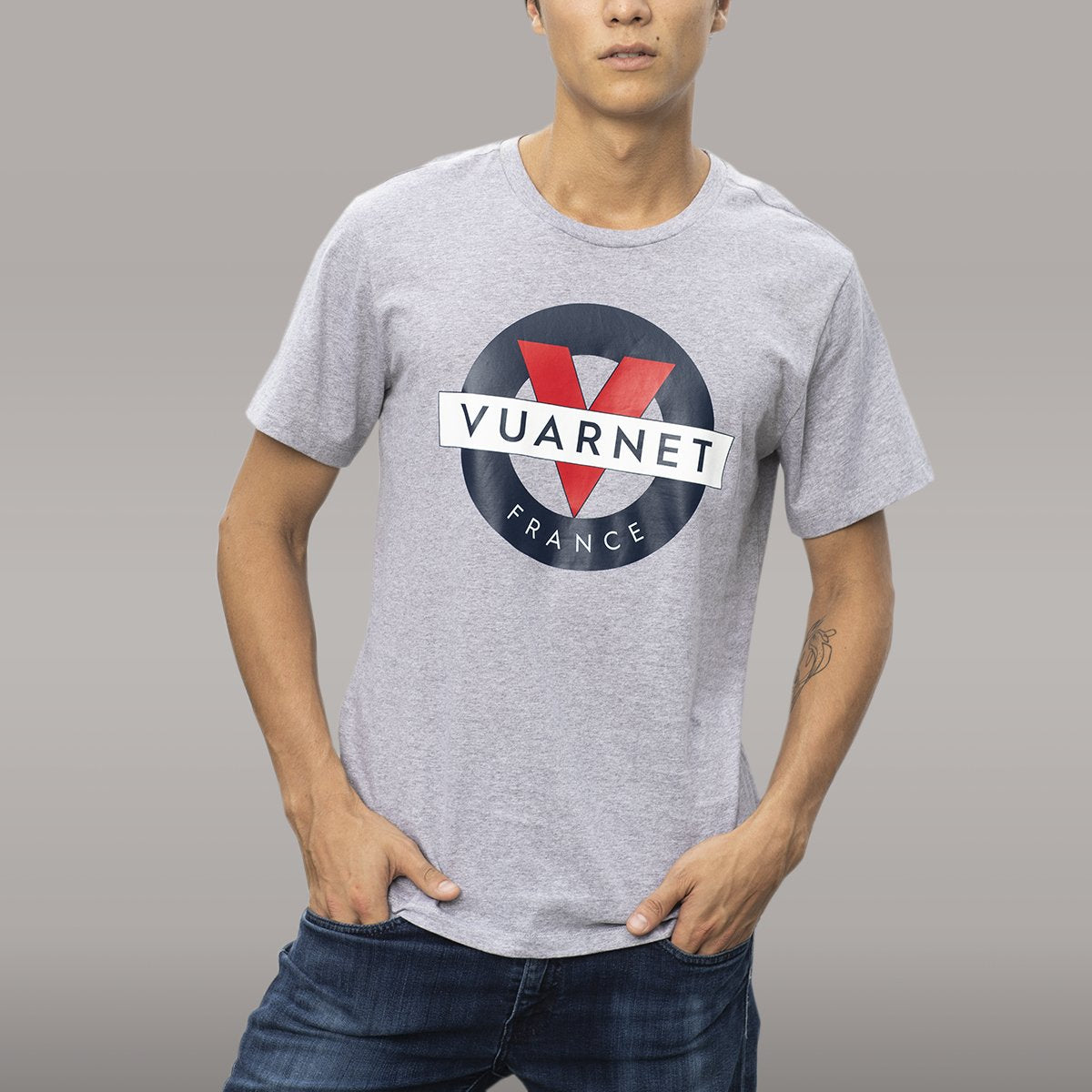 T-SHIRT RETRO GREY 2527