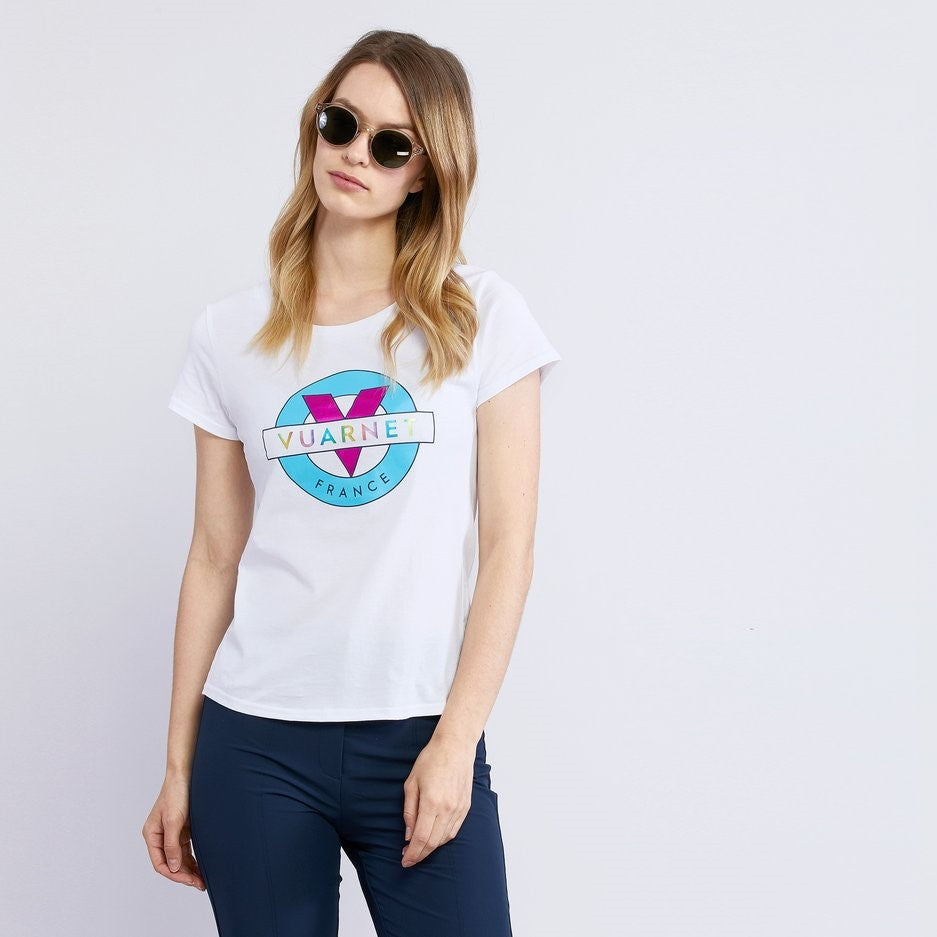 Women's T-Shirt with Vibrant Classic Logo