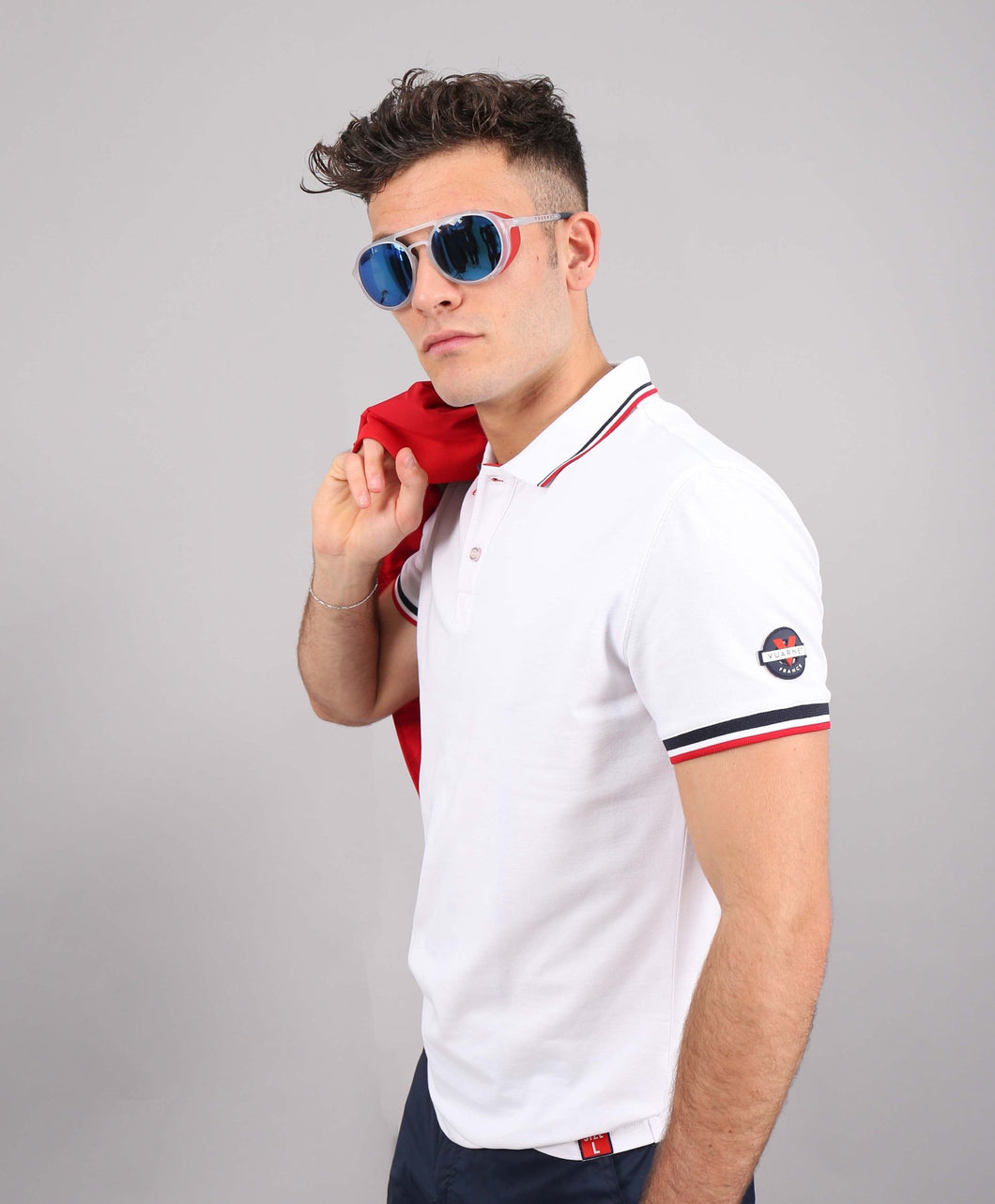 MEN'S POLO - White