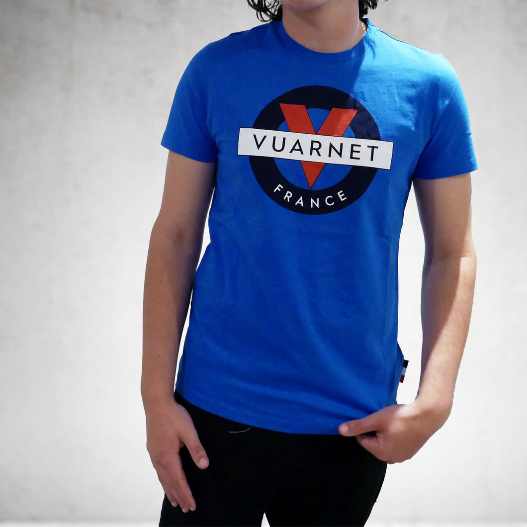 MEN'S T-SHIRT WITH CLASSIC LOGO - Sky Blue