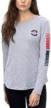 Load image into Gallery viewer, WOMEN&#39;S LONG SLEEVE T-SHIRT WITH CLASSIC LOGO - WHITE
