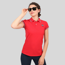 Load image into Gallery viewer, WOMEN&#39;S POLO CAPRI - RED
