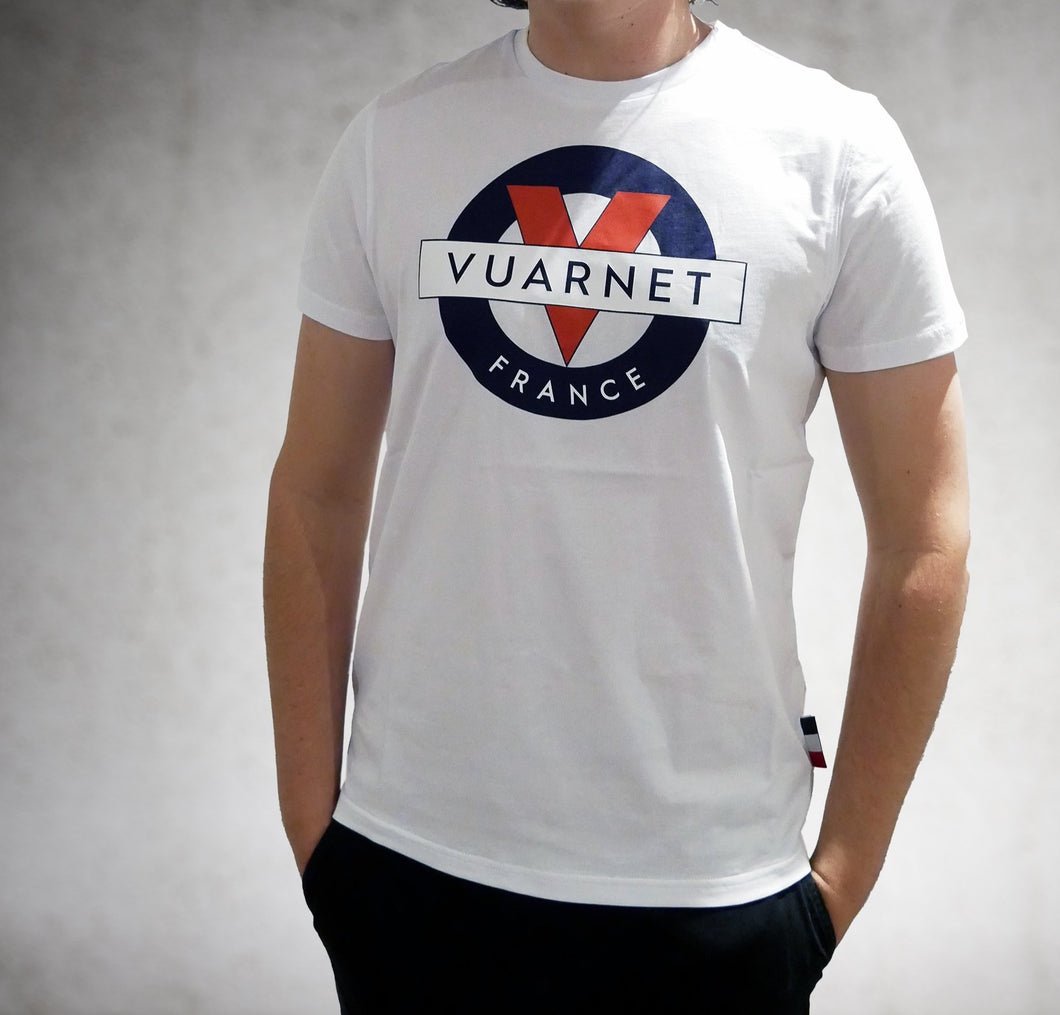 MEN'S T-SHIRT WITH CLASSIC LOGO - White